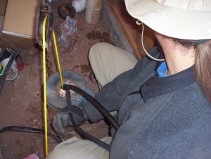 In the building there was a pipe. In the pipe, there was a lot of stuff. The stuff didn't work.