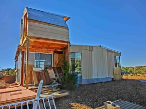 When I was sixteen or so I thought the sleeping-cabin-on-the-roof thing would be cool. Access to this one is through an attic pull-down ladder, an idea I considered but abandoned for the Lair's loft.