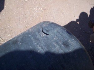 Alas, no. It won't even hold water. But I pick it up and haul it away anyhow, because why leave trash lying around?