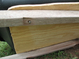 Step three: Find out the bolts are too short to put it back together that way.