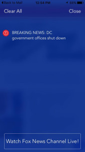 Govt shut down