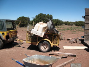 Yes, that's a bathtub out of an old RV.