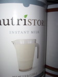 Instant milk